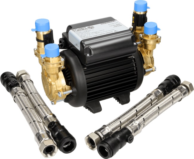 Stuart Turner Monsoon Shower Pump 1.5 Bar Positive Head Twin Impeller