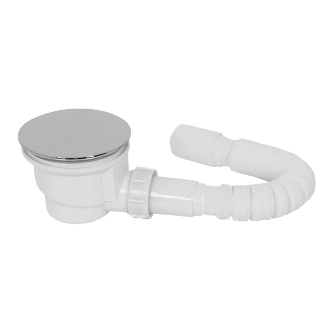 Standard 90mm Fast Flow Bathroom Shower Tray Enclosure Waste Drain Trap