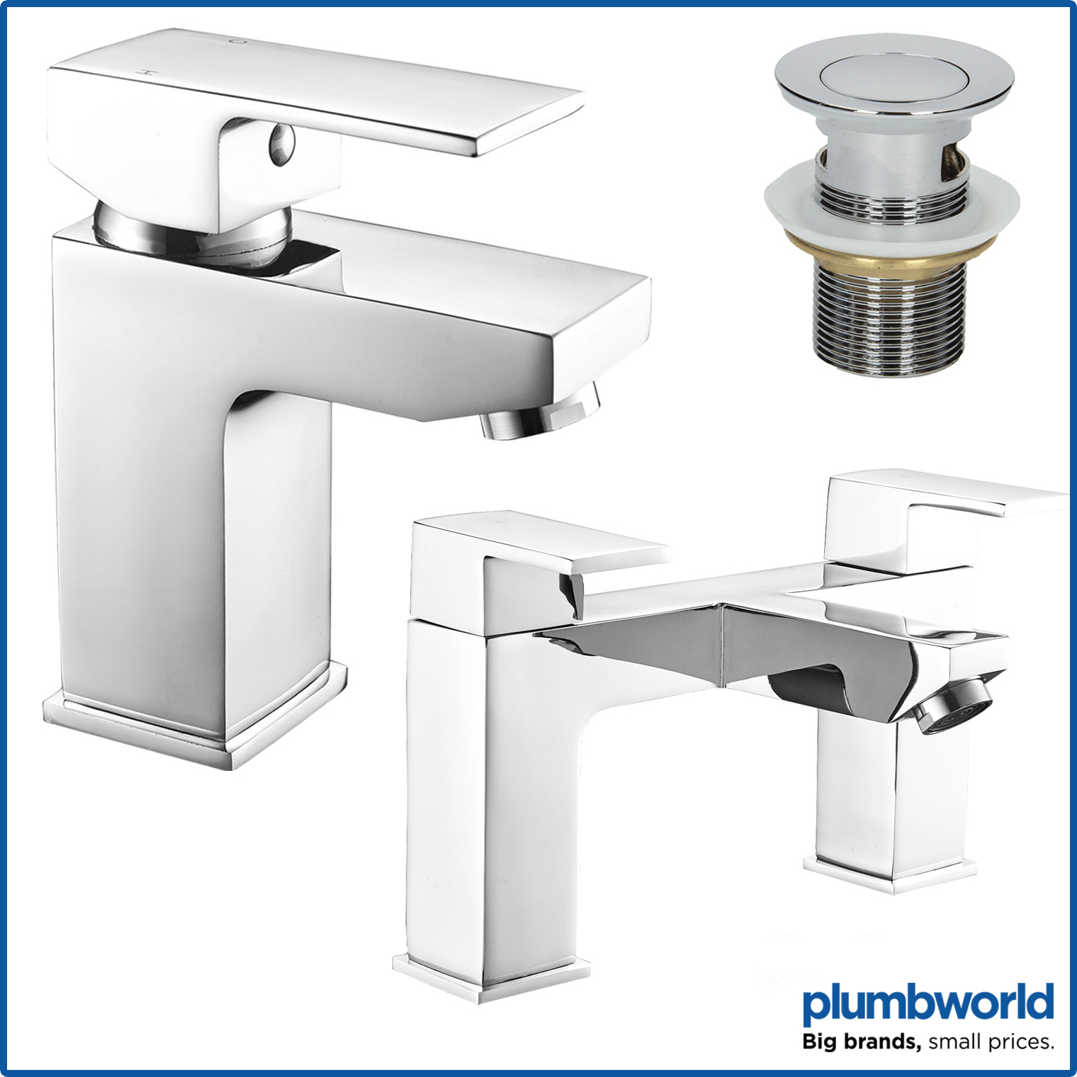 square mono basin mixer tap