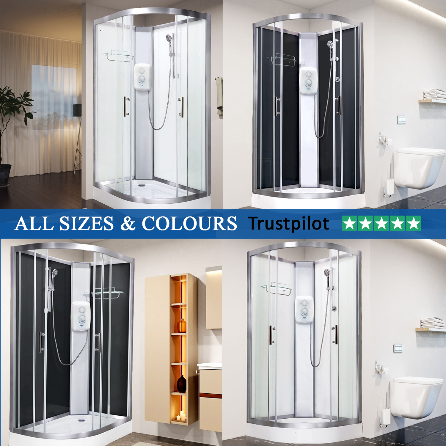 vidalux electric shower cabin