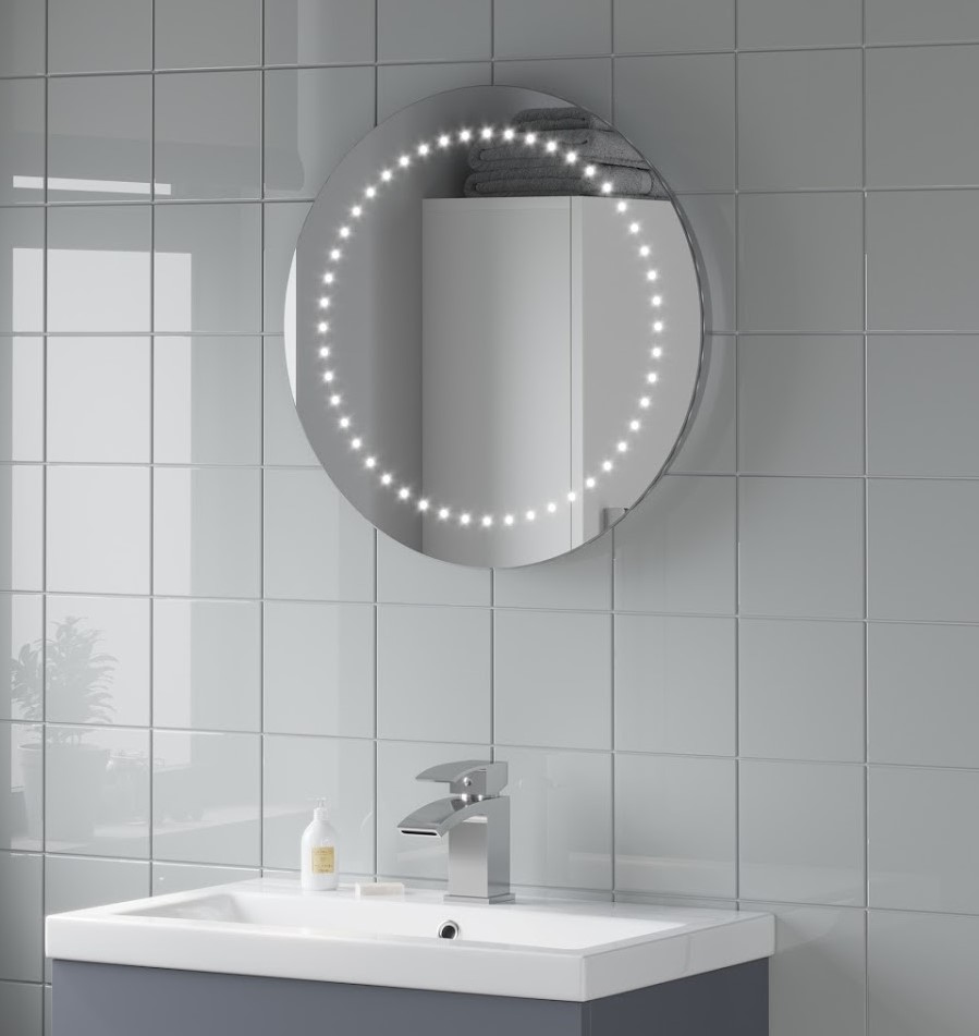 Featured image of post Round Illuminated Bathroom Mirror 500Mm : In any room, we recommend having four types of lighting to make sure the room is best illuminated: